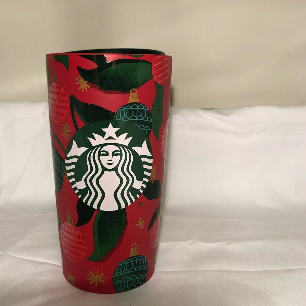 Red holiday tumbler